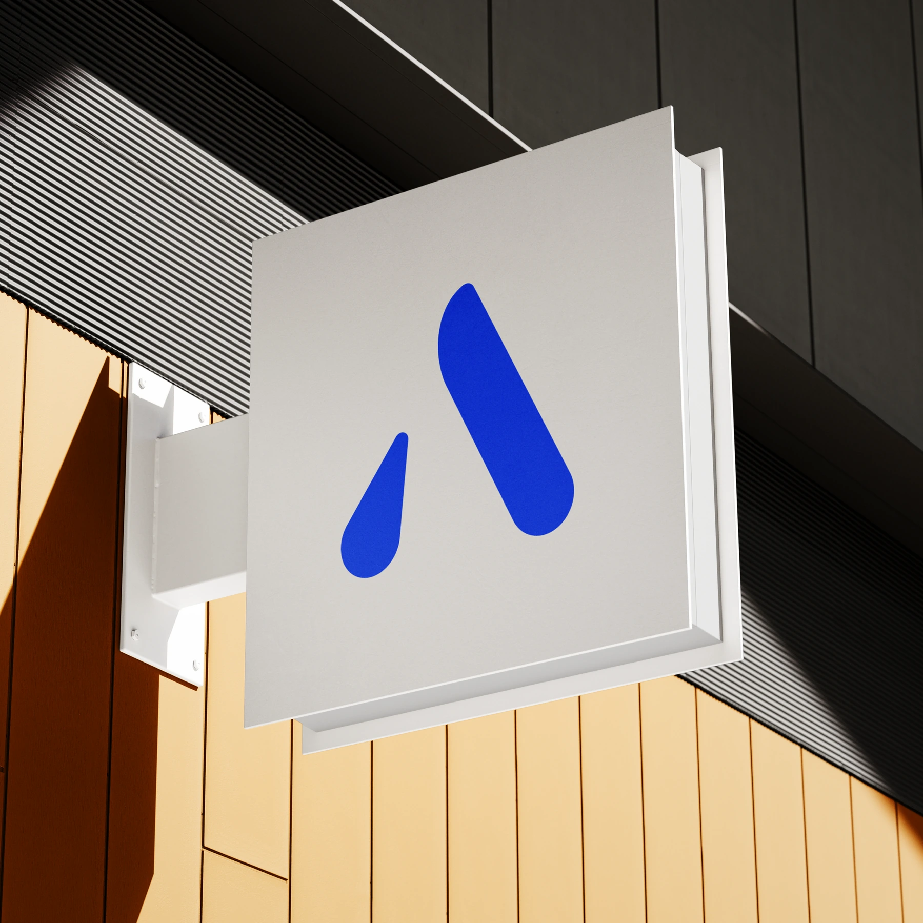 Aquamer, vonkajšie označenie / tabuľa s logom
