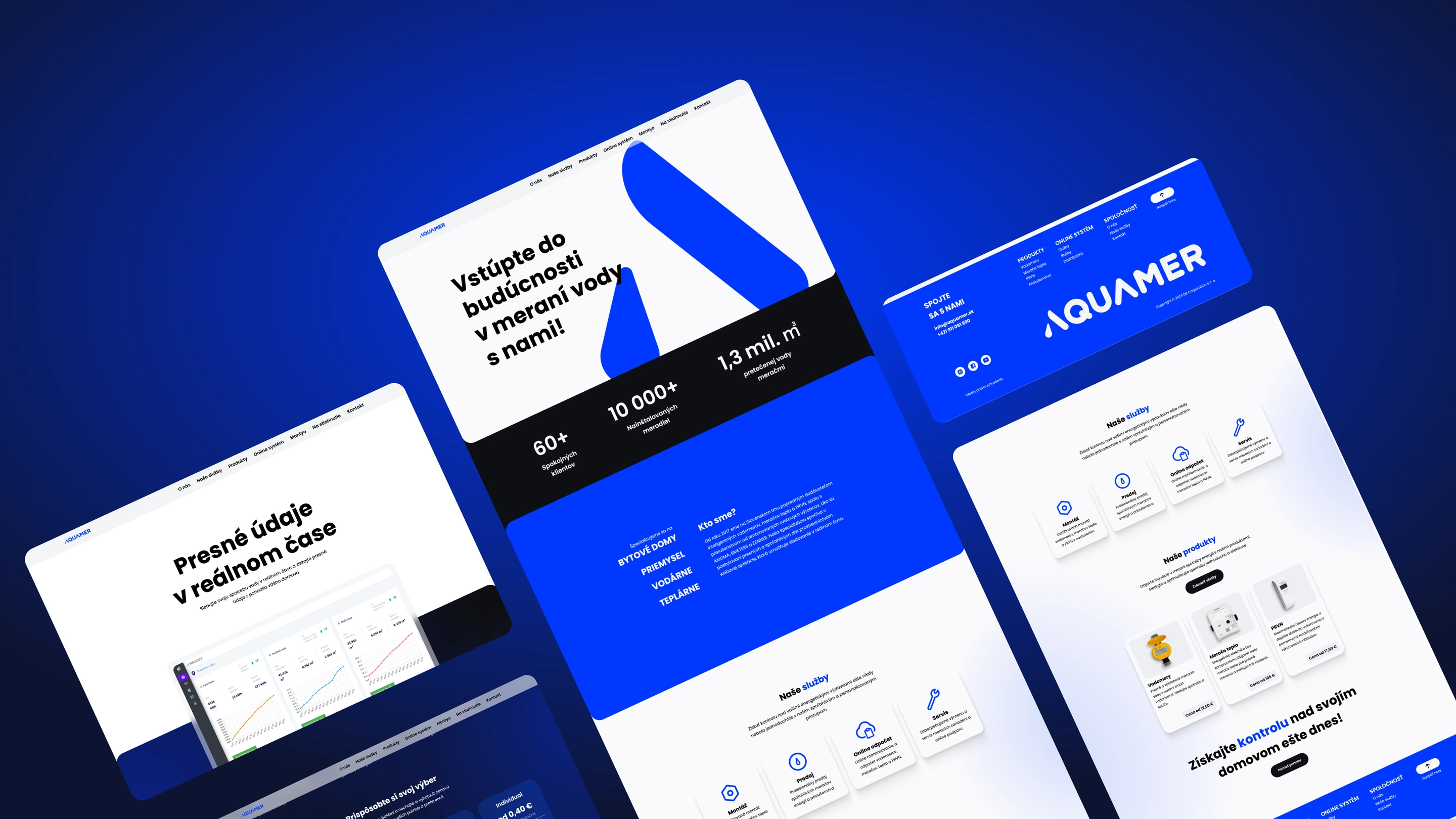 Aquamer, branding a web