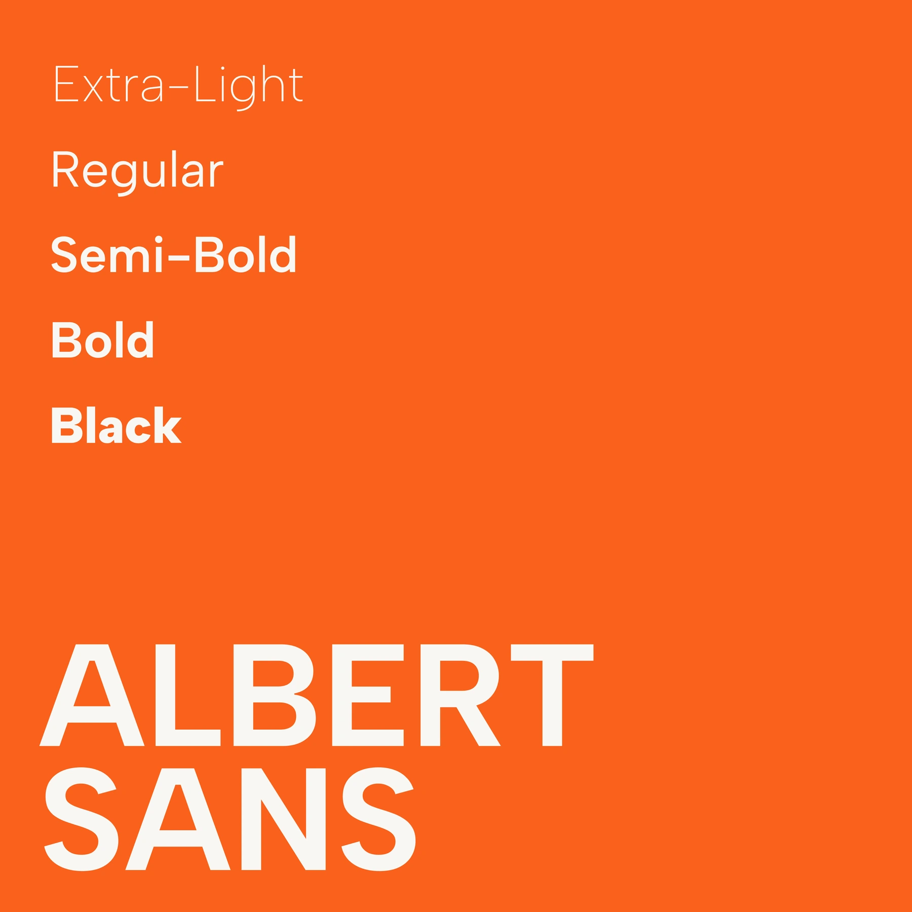 Archnes, typografia Albert Sans